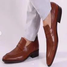 کفش چرم مردانه مدل آرتین