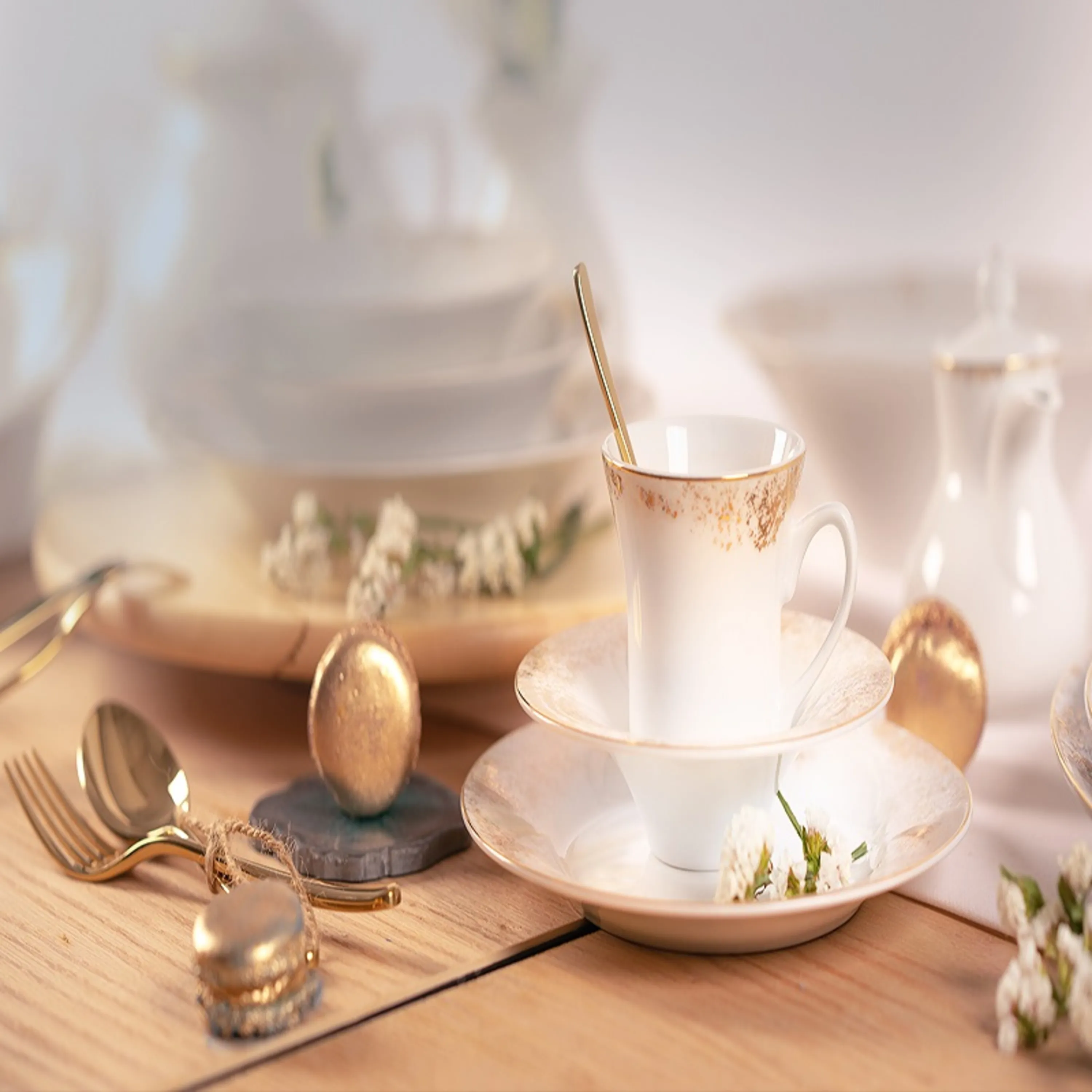 سرویس چینی زرین 6 نفره 12 پارچه چای خوری کلودیا سرویس چینی زرین 6 نفره 12 پارچه چای خوری کلودیا