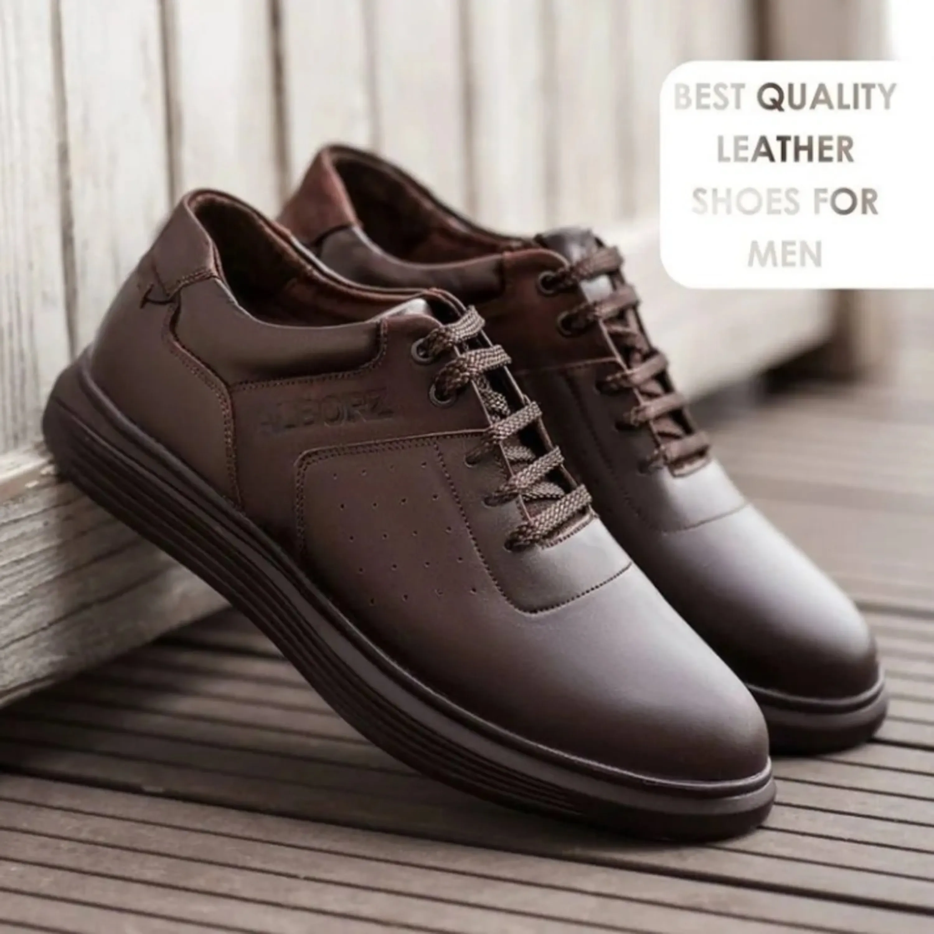 کفش چرم ممتاز مردانه تبریز مدل F4 کفش چرم ممتاز مردانه تبریز مدل F4