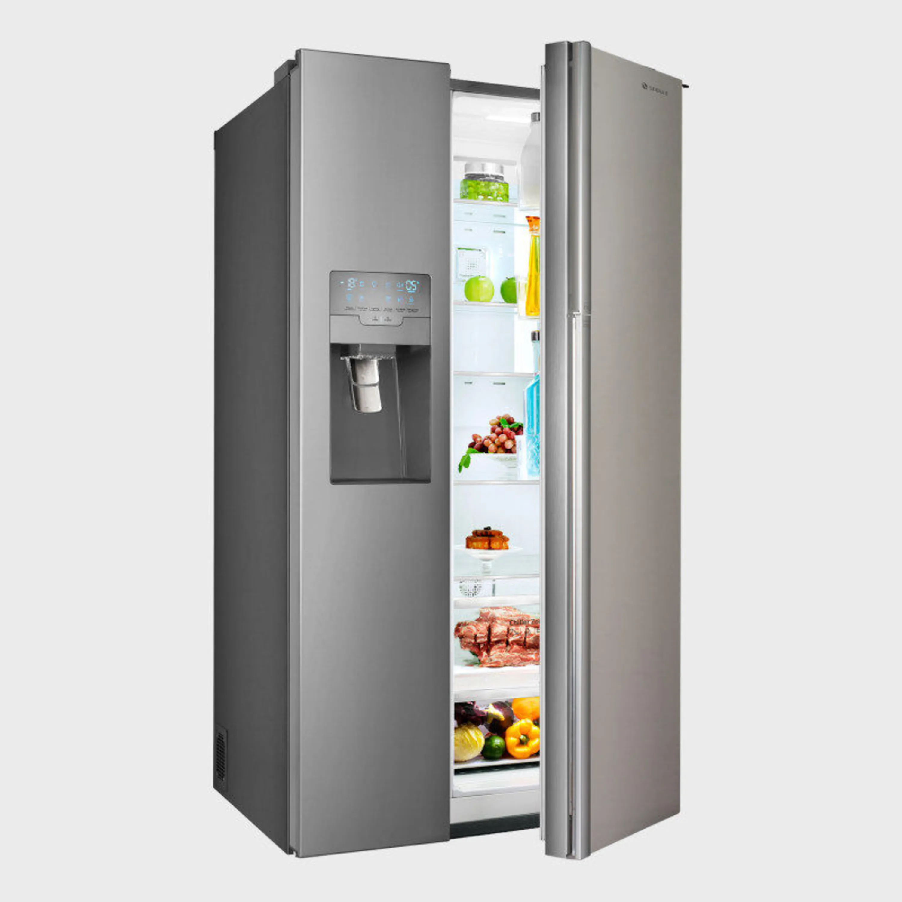 یخچال فریزر ساید بای ساید مدل گالری SN8-3350SS رنگ استیل یخچال فریزر ساید بای ساید مدل گالری SN8-3350SS رنگ استیل