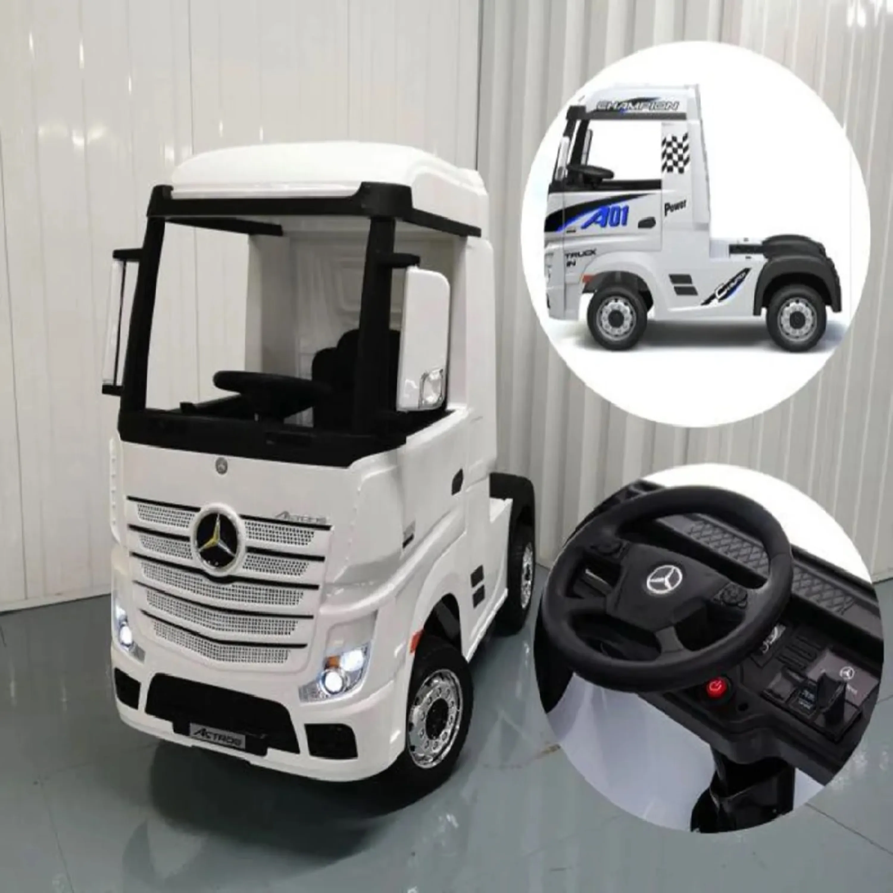 کامیون شارژی مدل بنز اکتروس کامیون شارژی مدل بنز اکتروس