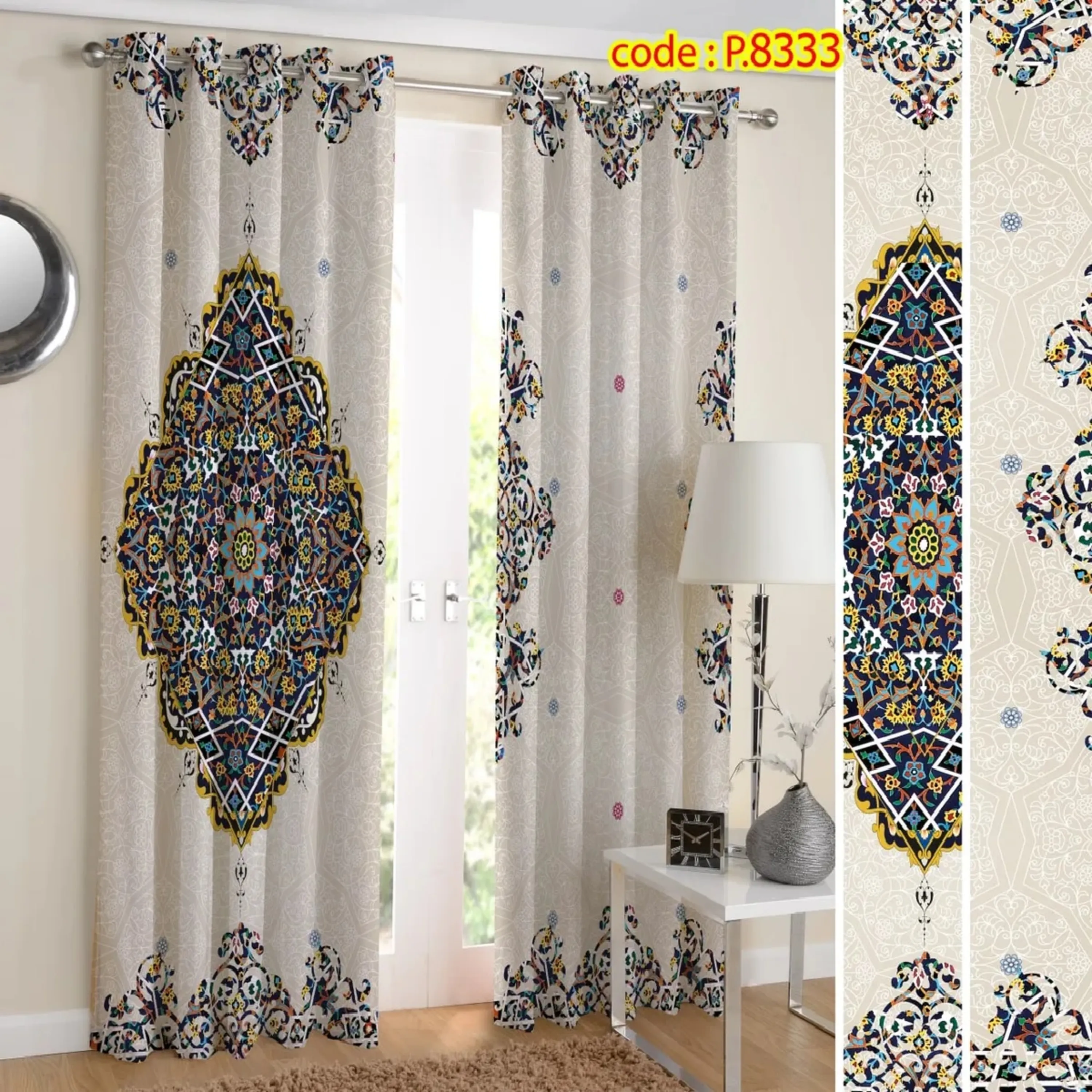 پرده پنل چاپی مدل 2242