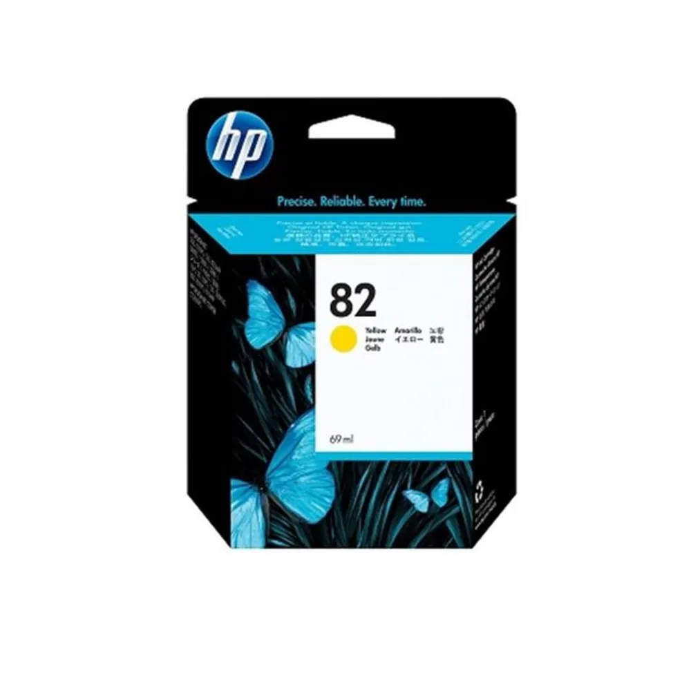 کارتریج جوهر افشان زرد HP 82 ارجینال