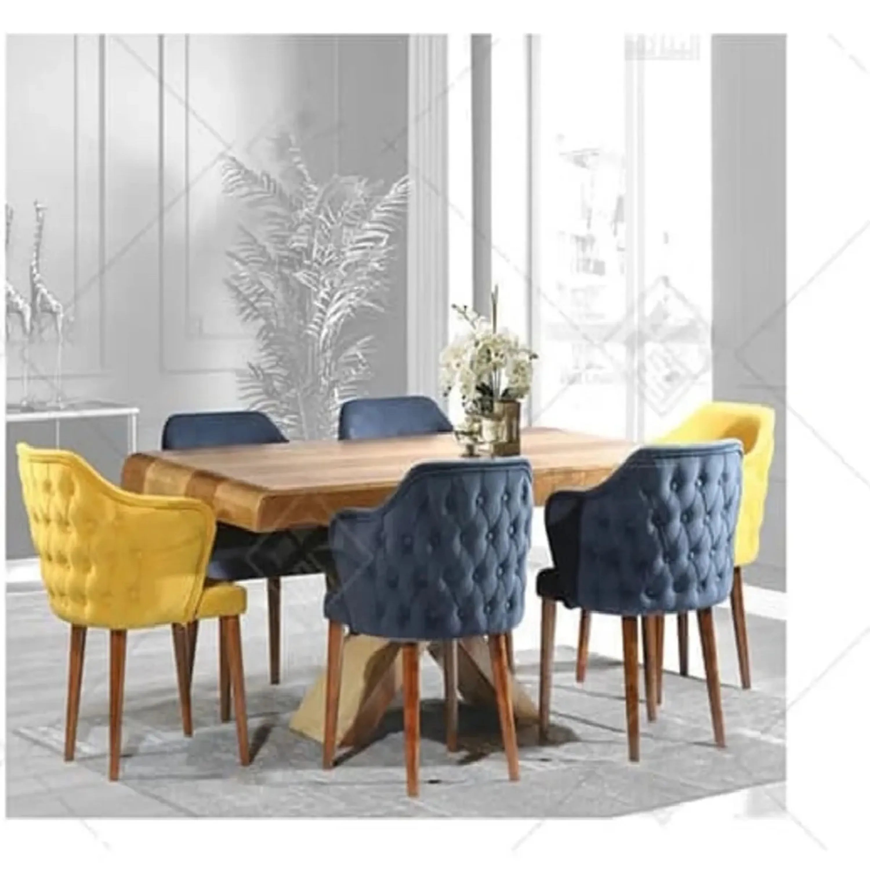 میز و صندلی ناهارخوری مبلی 4 نفره میز و صندلی ناهارخوری مبلی 4 نفره