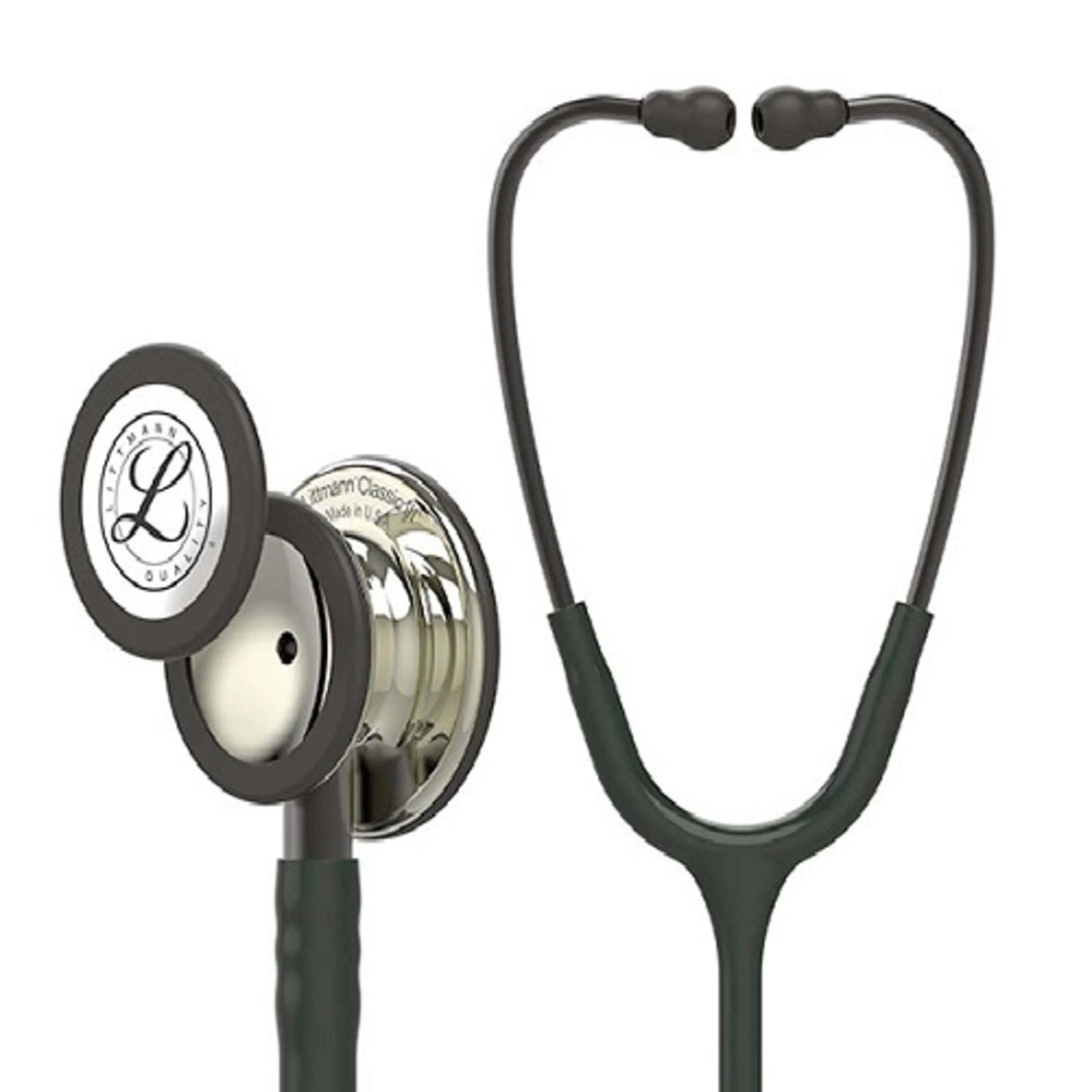 گوشی پزشکی لیتمن کلاسیک 3 مشکی شامپاینی 5861 گوشی پزشکی لیتمن کلاسیک 3 مشکی شامپاینی 5861